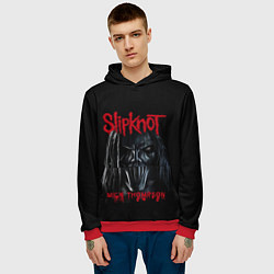 Толстовка-худи мужская MICK THOMPSON SLIPKNOT СЛИПКНОТ Z, цвет: 3D-красный — фото 2