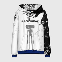 Толстовка-худи мужская Radiohead Радиохед Z, цвет: 3D-синий
