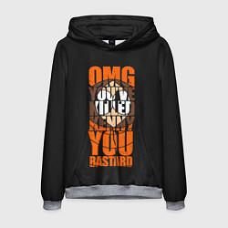 Толстовка-худи мужская Они убили Кенни, цвет: 3D-меланж