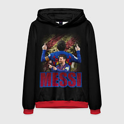 Толстовка-худи мужская МЕССИ MESSI, цвет: 3D-красный