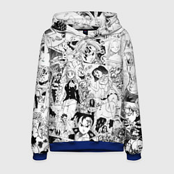 Толстовка-худи мужская Семь смертных грехов, манга, цвет: 3D-синий