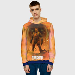 Толстовка-худи мужская FREEMAN GMAN HALF-LIFE Z, цвет: 3D-синий — фото 2