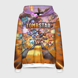Толстовка-худи мужская TombStar ТомбСтар Z, цвет: 3D-белый