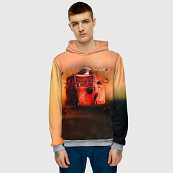 Толстовка-худи мужская Агата Кристи OPIUM, цвет: 3D-меланж — фото 2