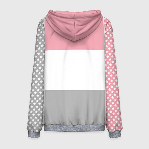 Мужская толстовка Котенок Kitty / 3D-Меланж – фото 2