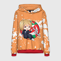 Толстовка-худи мужская Yachi Hitoka Haikyu Волейбол Z, цвет: 3D-красный