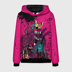 Толстовка-худи мужская CYBERPUNK 2077 DEMON Z, цвет: 3D-черный
