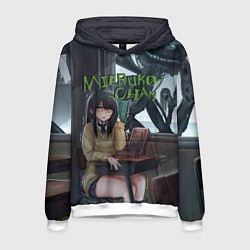 Толстовка-худи мужская Мерико Чан, цвет: 3D-белый