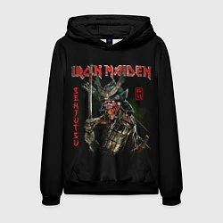Толстовка-худи мужская Iron Maiden, Senjutsu, цвет: 3D-черный