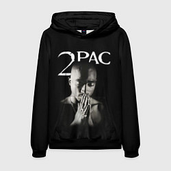 Толстовка-худи мужская TUPAC, цвет: 3D-черный