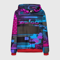 Толстовка-худи мужская CS GO Decimator Опустошитель, цвет: 3D-красный