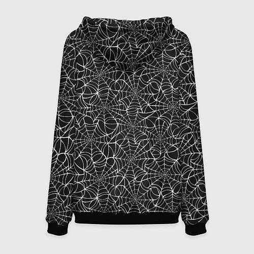Мужская толстовка Паутина / 3D-Черный – фото 2