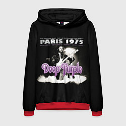Толстовка-худи мужская Deep Purple - Paris 1975, цвет: 3D-красный