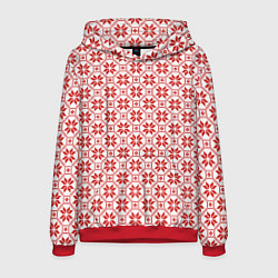 Толстовка-худи мужская Алатырь, цвет: 3D-красный