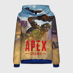 Толстовка-худи мужская Октейн в деле, цвет: 3D-синий