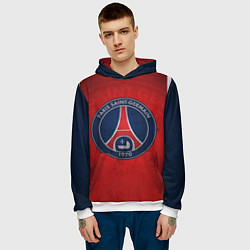 Толстовка-худи мужская Paris Saint-Germain, цвет: 3D-белый — фото 2