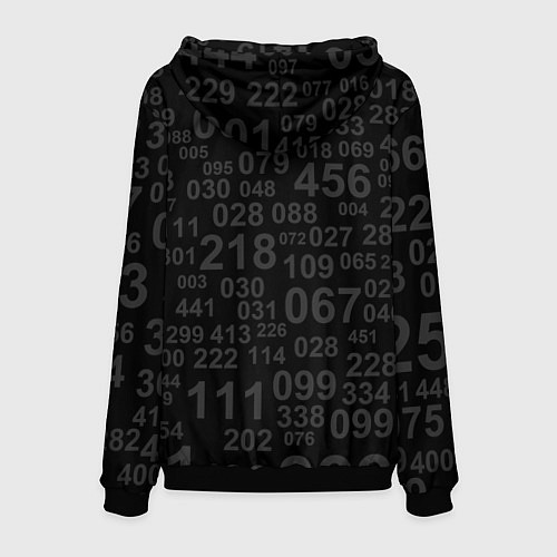 Мужская толстовка SQUID GAME: ФИГУРКИ СТРАЖЕЙ / 3D-Черный – фото 2