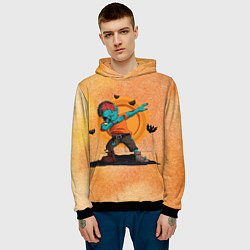 Толстовка-худи мужская Дэб!, цвет: 3D-черный — фото 2