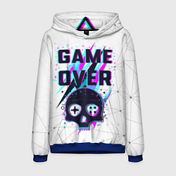 Толстовка-худи мужская Game OVER - NEON 3D, цвет: 3D-синий