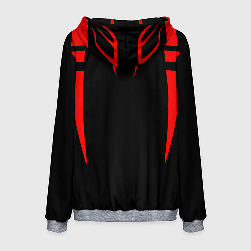 Мужская толстовка ТАТУ ИТАДОРИ СУКУНА TATTOO SUKUNA, ITADORI / 3D-Меланж – фото 2