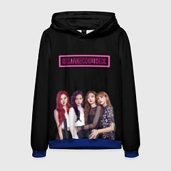 Толстовка-худи мужская BLACKPINK NEON, цвет: 3D-синий