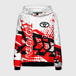 Толстовка-худи мужская Toyota Тойота, цвет: 3D-черный