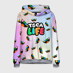 Толстовка-худи мужская Toca Life: Smile Logo, цвет: 3D-меланж