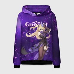 Толстовка-худи мужская ФИШЛЬ FISCHL ЭЛЕКТРО, цвет: 3D-черный