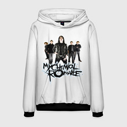 Толстовка-худи мужская Участники группы My Chemical Romance, цвет: 3D-черный
