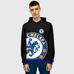 Толстовка-худи мужская ЧЕЛСИ CHELSEA BIG LOGO, цвет: 3D-синий — фото 2