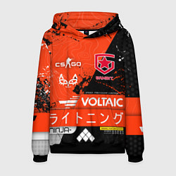 Толстовка-худи мужская GAMBIT cs:go Blood Sport, цвет: 3D-черный