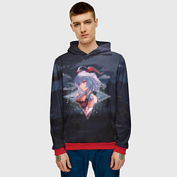 Толстовка-худи мужская Гань Юй в примогеме, цвет: 3D-красный — фото 2