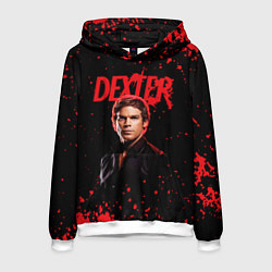 Толстовка-худи мужская Dexter Декстер, цвет: 3D-белый
