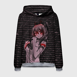 Толстовка-худи мужская Live Nekonoki Mochi, цвет: 3D-меланж