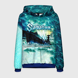 Толстовка-худи мужская World War Live: Battle of the Baltic Sea - Sabaton, цвет: 3D-синий