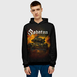 Толстовка-худи мужская SABATON - Steel Commanders, цвет: 3D-черный — фото 2