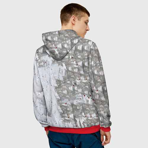 Мужская толстовка LP Underground 3 0 - Linkin Park / 3D-Красный – фото 4