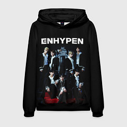 Толстовка-худи мужская ENHYPEN: Хисын, Джей, Джейк, Сонхун, Сону, Ни-Ки,, цвет: 3D-черный