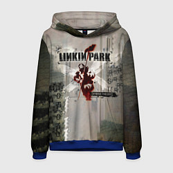 Толстовка-худи мужская Hybrid Theory Live Around The World - Linkin Park, цвет: 3D-синий