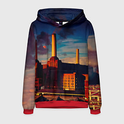 Толстовка-худи мужская Animals - Pink Floyd, цвет: 3D-красный