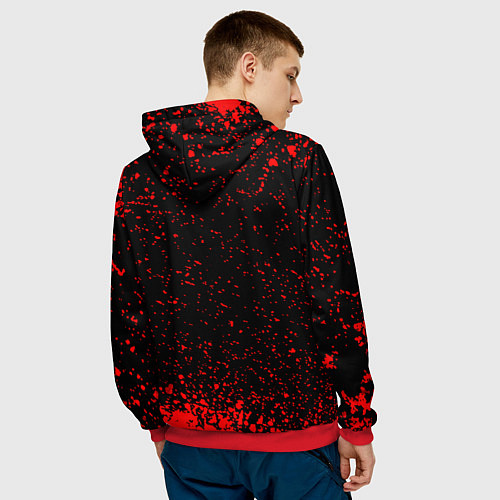 Мужская толстовка Демоны старшей школы Клан Гремори / 3D-Красный – фото 4