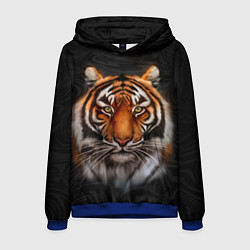 Мужская толстовка Реалистичный тигр Realistic Tiger