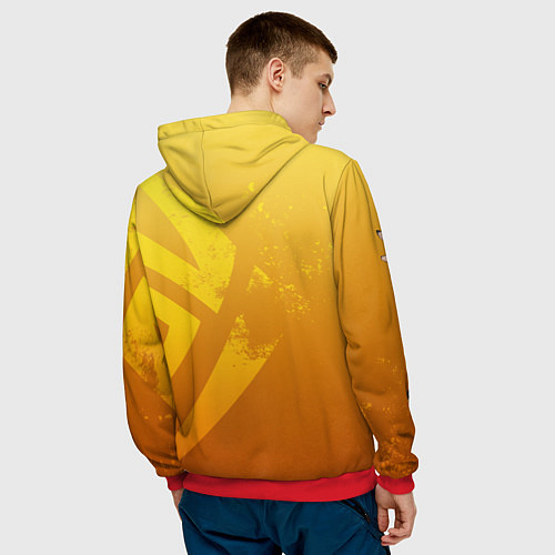 Мужская толстовка ARATAKI ITTO GEO / 3D-Красный – фото 4