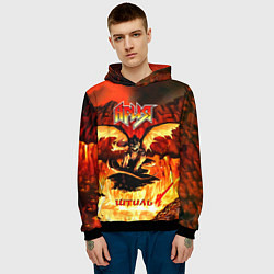 Толстовка-худи мужская Штиль - Ария, цвет: 3D-черный — фото 2