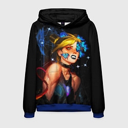 Толстовка-худи мужская Jojo Stone Ocean Jolyne cujoh, цвет: 3D-синий