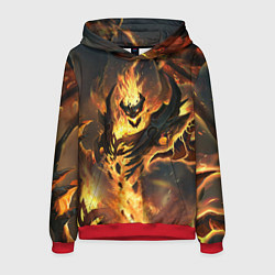 Толстовка-худи мужская DOTA 2 SHADOW FIEND ТЕНЬ, цвет: 3D-красный