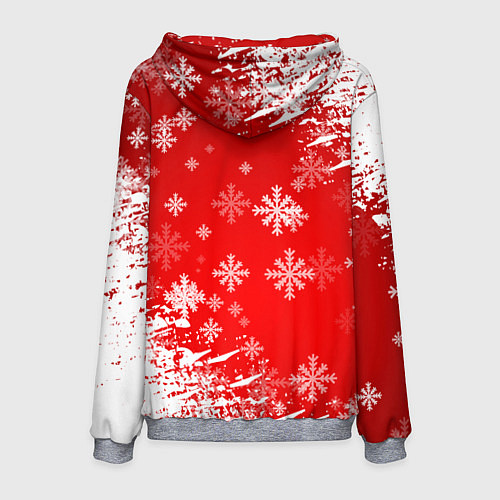 Мужская толстовка Free Fire - Новогодний / 3D-Меланж – фото 2