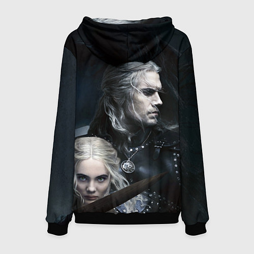 Мужская толстовка THE WITCHER 2 SEASON / 3D-Черный – фото 2