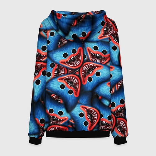 Мужская толстовка ЛИЦО ХАГИ ВАГИ, POPPY PLAYTIME / 3D-Черный – фото 2