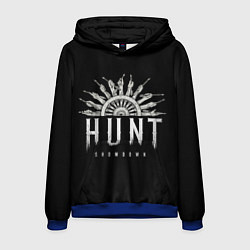 Толстовка-худи мужская Колесо охоты, цвет: 3D-синий
